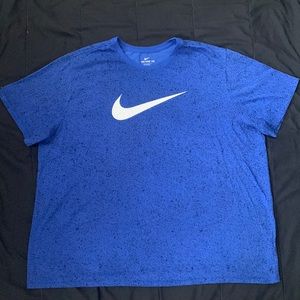 Nike T-Shirt Blue 4XL